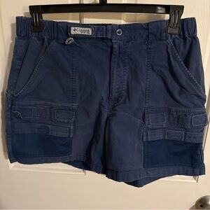 Columbia Men's Blue Cargo Shorts